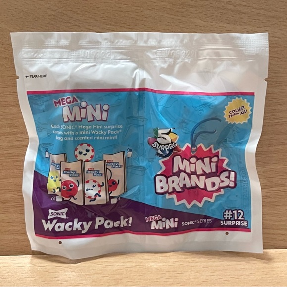 NWT #12 Sonic Mini Brands Tater Tots with Cheese Zuru Toys Mega Mini Size 12 - Picture 2 of 5